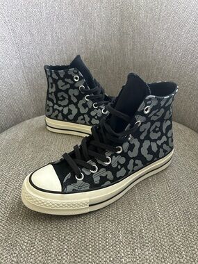 Converse Chuck 70 High "Reflective Leopard” Sneakers